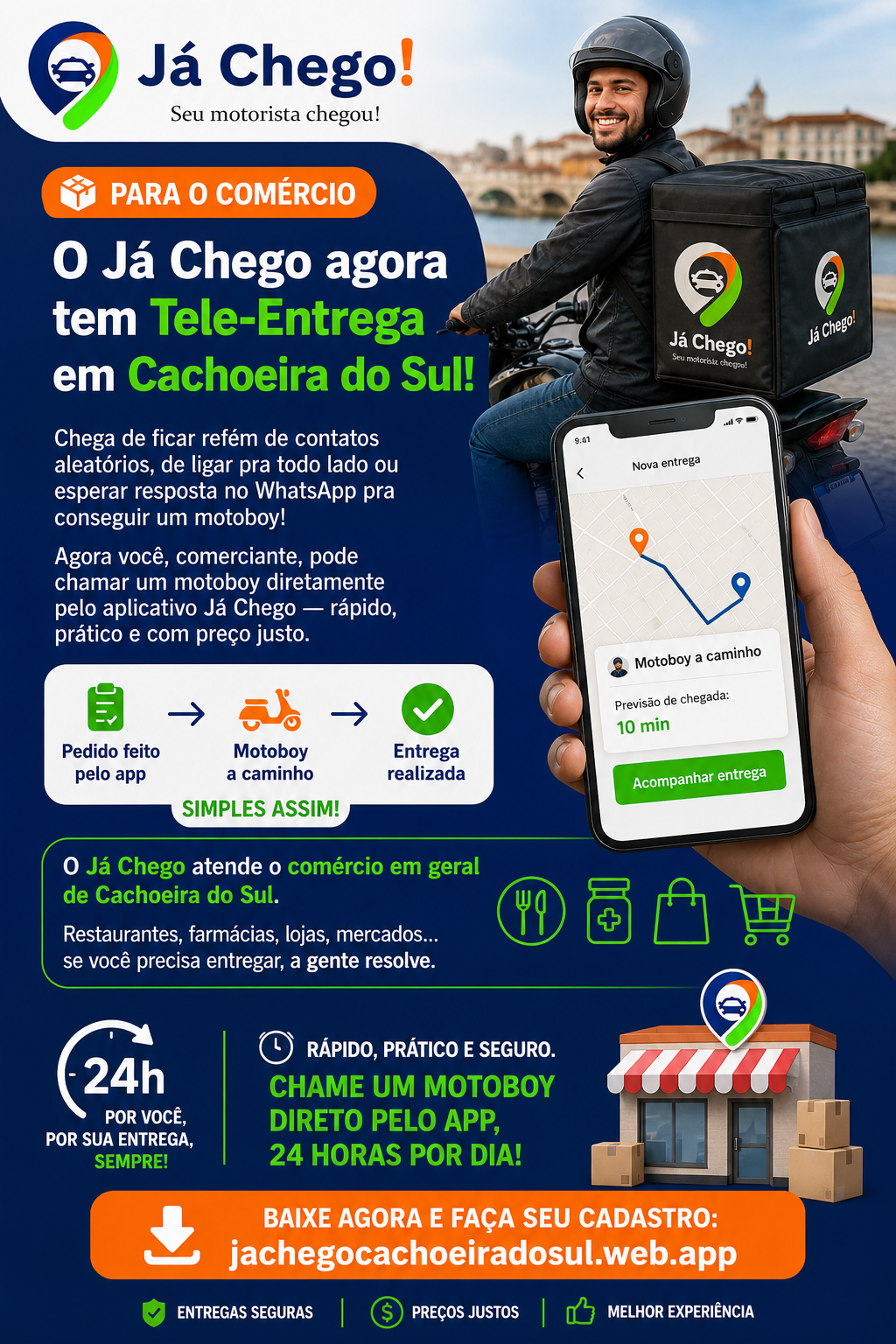 Tele-Entrega Já Chego!