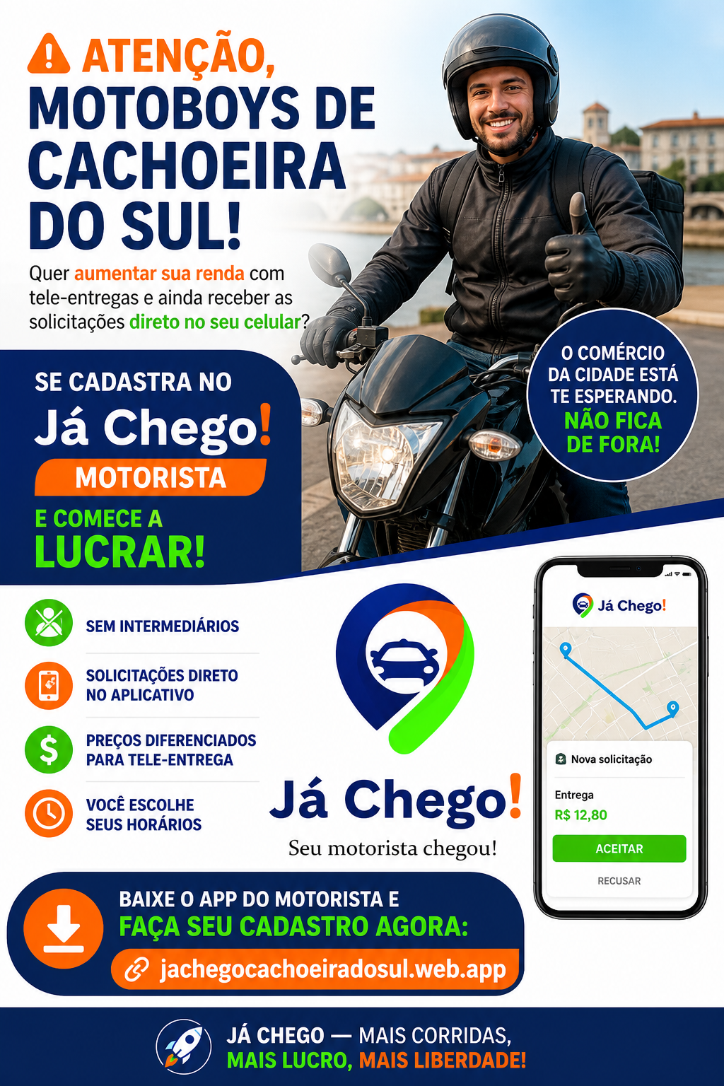 Seja Motoboy Já Chego!